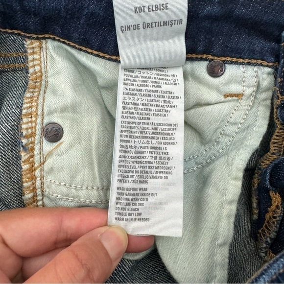 Abercombie & Fitch Jeans A&F Bootcut Jeans size 25 x 33 dark wash - Picture 7 of 13